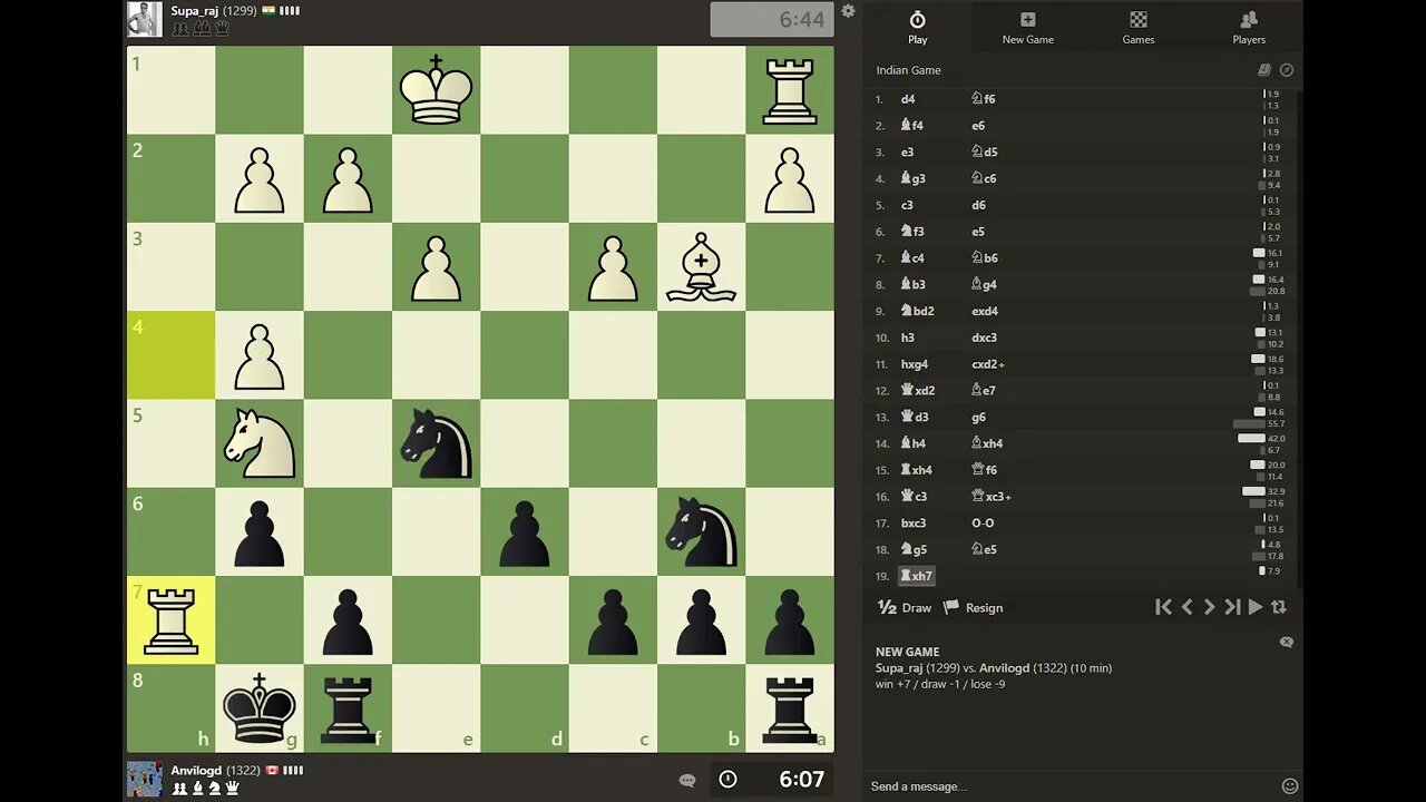 Daily Chess play - 1328 - Better day today