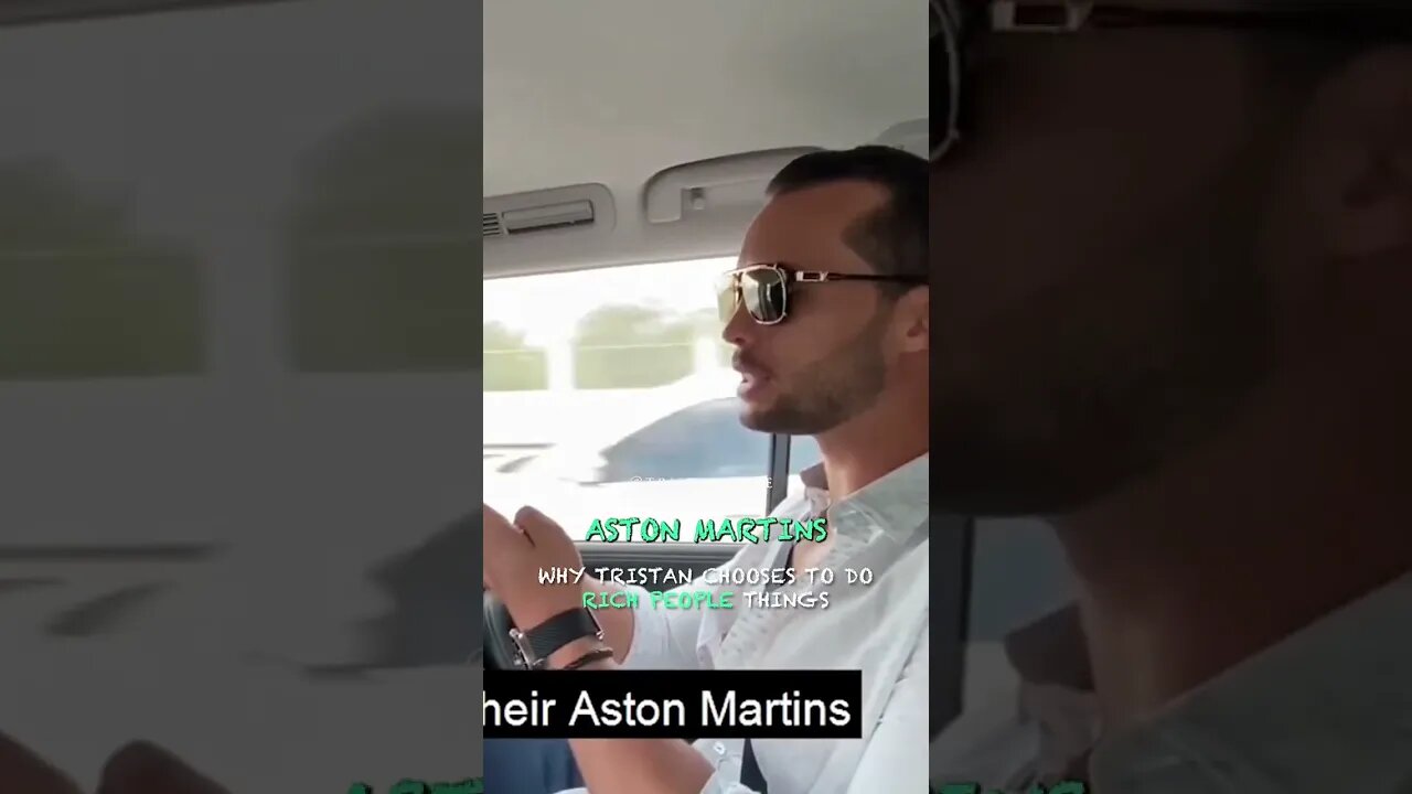 Why Tristan Tate Chooses To Do Rich People Things #Shorts