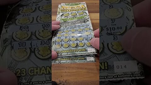 Mega Millionaire Scratcher #lottery
