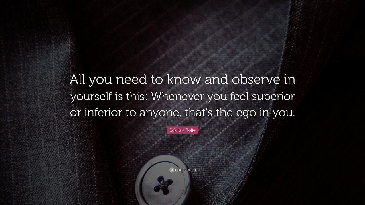 Soul of the EveryMan - EGO - Why do we need one? Why even have one?