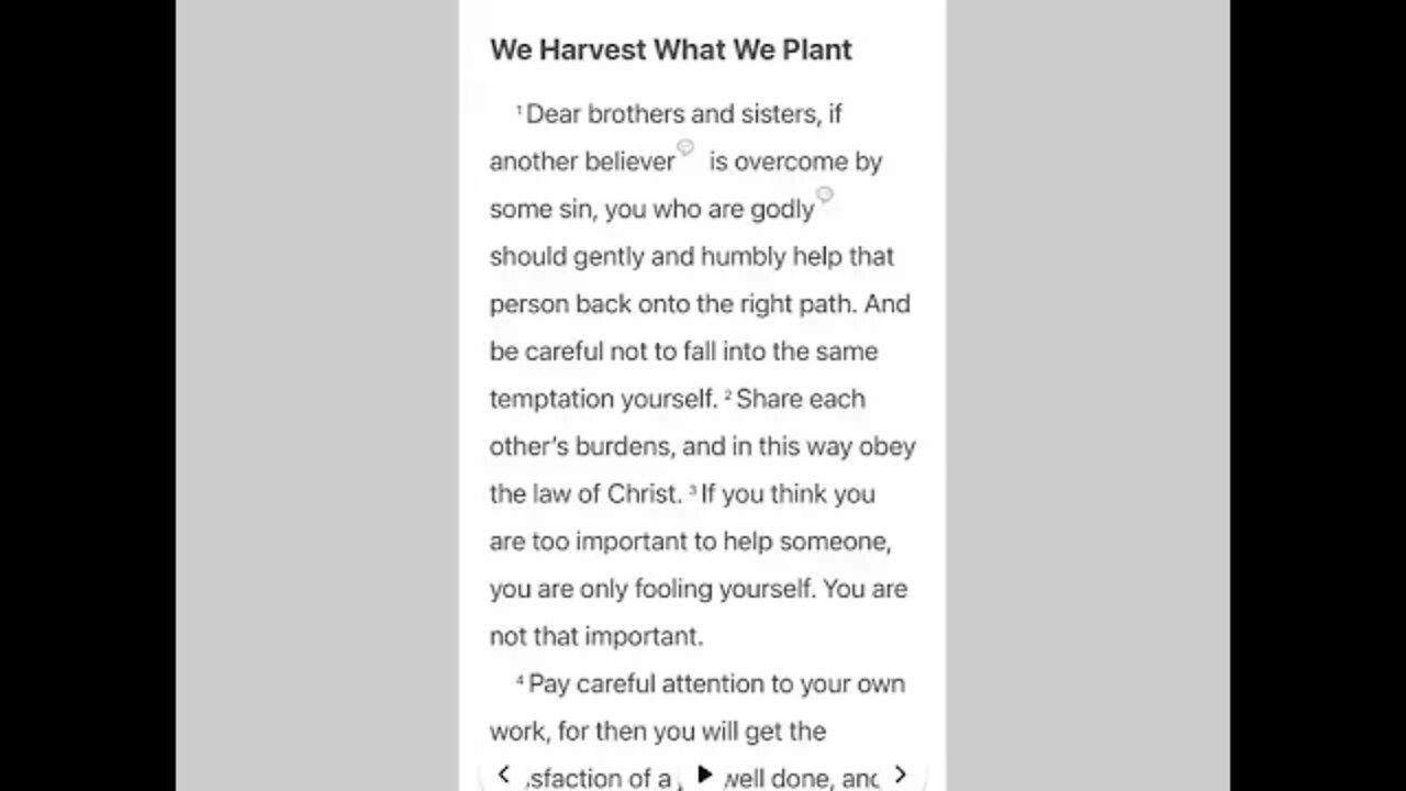 WE HARVEST WHAT WE PLANT!