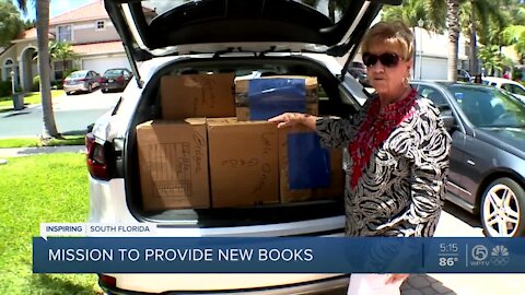 Jupiter woman delivers books to children in need