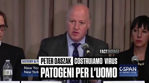 Peter Daszak - Costruiamo virus patogeni per l'uomo