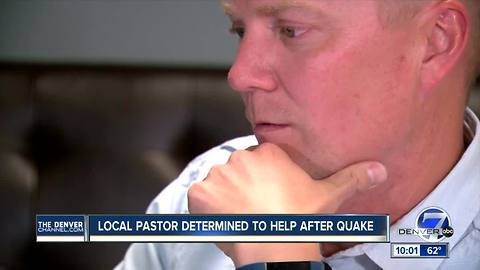 Westminster Pastor starts quake relief fund