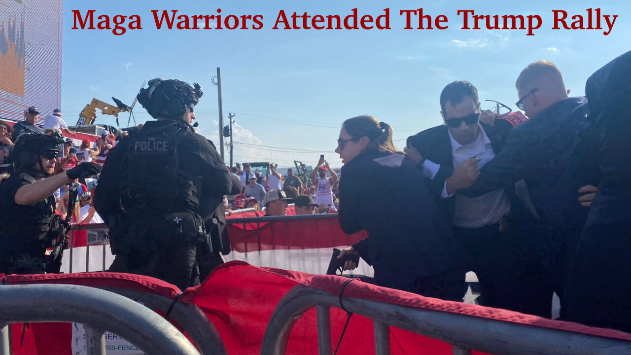 Maga Warriors Attended The Trump Rally