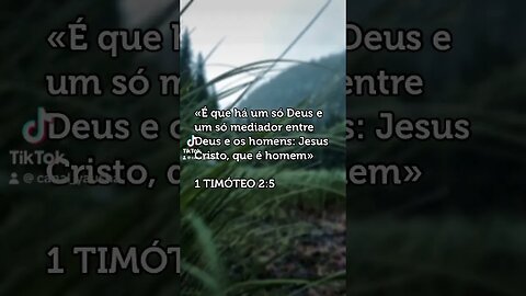 1 Timóteo 2:5 #canalyausha #yausha #yauh #jesus #jesuscristo #cristão #cristo #yeshua #Deus