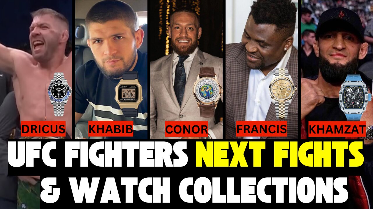 UFC Fighters Next Fights | Dricus, Khabib, Conor, Ngannou, Khamzat | Plus Watch Collections