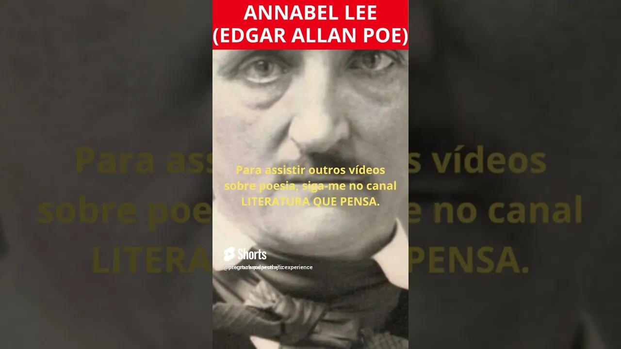 ANNABEL LEE (EDGAR ALLAN POE) [TRECHO]