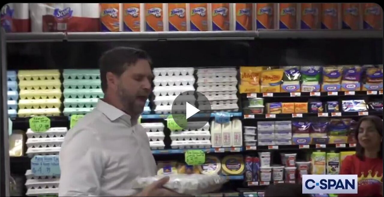 D Vance: "Eggs when Kamala Harris took office, were short of a $1.50 a dozen...