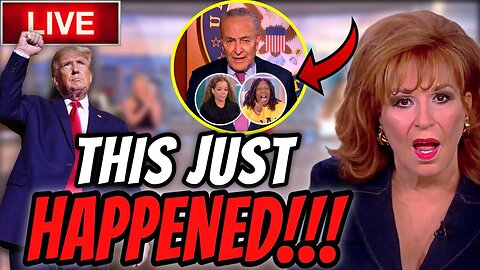 JOY BEHAR 'THE VIEW' HOST WENT OFF AND SCREAMS AT HOSTS AFTER CHUCK SCHUMER SAID THIS ABOUT TRUMP