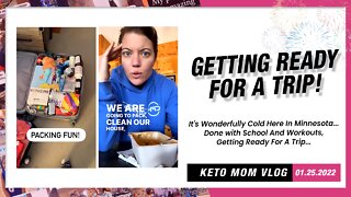 Wonderfully Cold Tuesday! We're Going On A Trip | Keto Mom Vlog