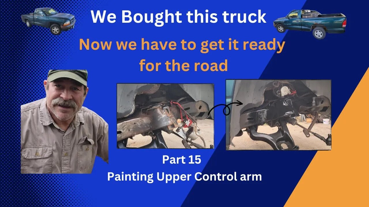 How to paint frame under control arm