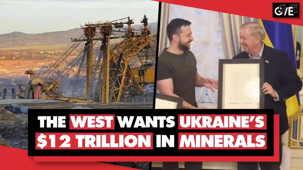 Ben Norton: Zahod hoče 12 trilijonov $ ukrajinskih mineralov | podnapisi SL