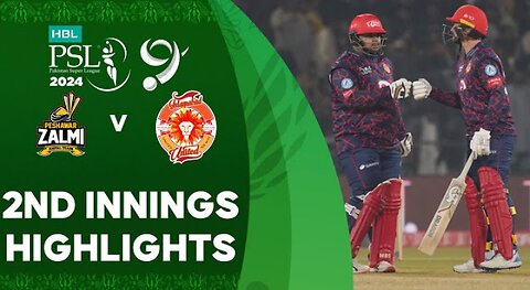 2nd Innings Highlights | Peshawar Zalmi vs Islamabad United | Match 13 | HBL PSL 9 | M1Z2U