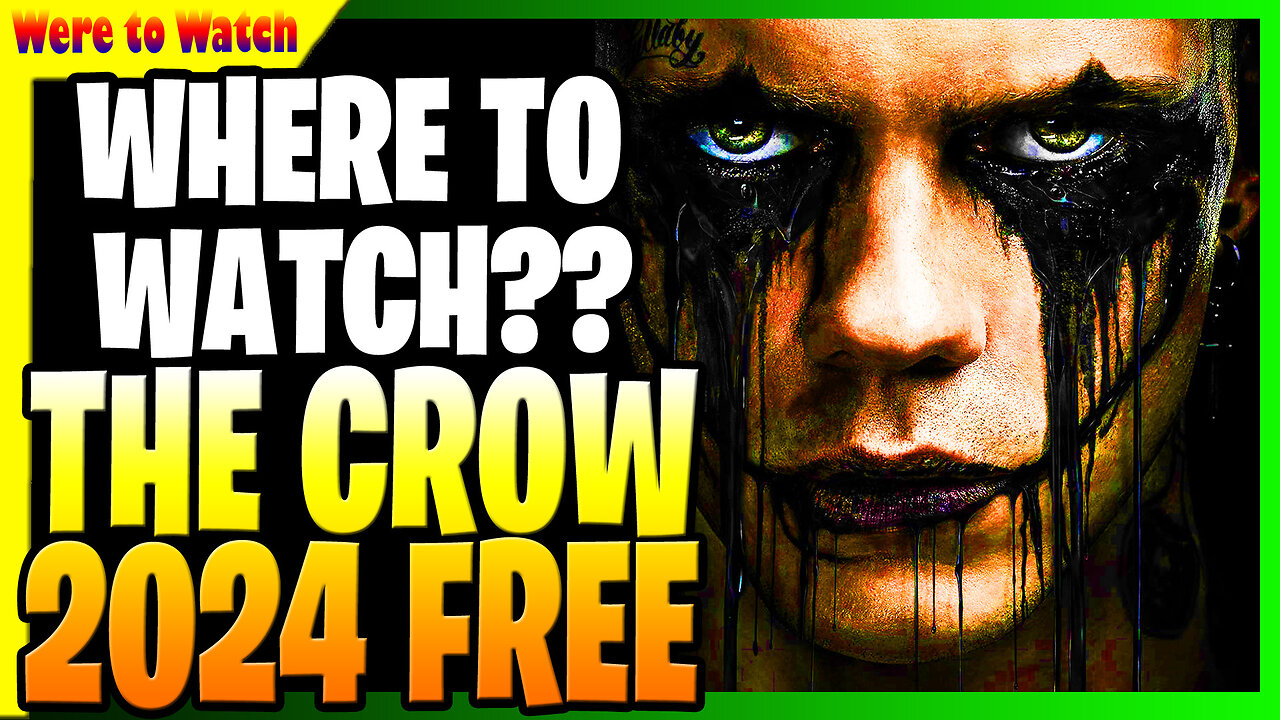 Where to Watch The Crow 2024 for Free Online and Torrent