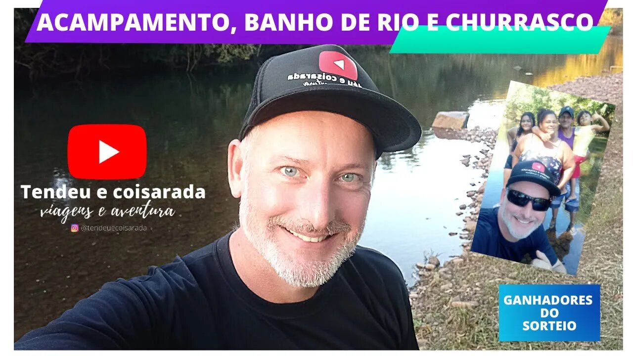 SÓ DEU TENDÉU NO ACAMPAMENTO NO ITO´S CAMPING - GANHEI CHURRASCO DOS INSCRITOS! GANHADOR DO SORTEIO