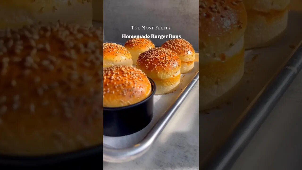 Homemade Burger Bun's 🍔 #trendingshorts #fingerfood #viralvideo #koreanfood #chicken #breadmaking