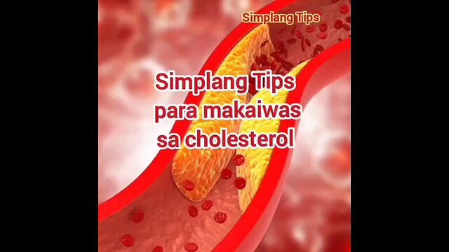 Tips para iwas cholesterol