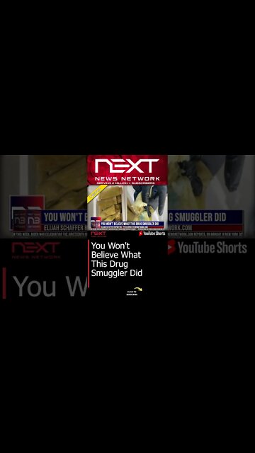 You Won't Believe What This Drug Smuggler Did #shorts