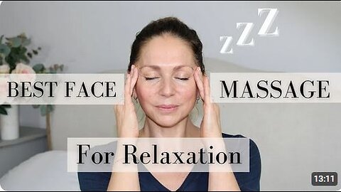 Face lifting massage for skin confidence, anxiety and relaxation