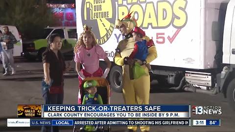 Clark County wants to keep kids safe on Halloween