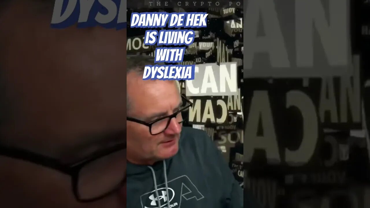 Danny de Hek is living with Dyslexia #dyslexiasupport #dyslexia #dyslexic #dyslexiaawareness ￼￼