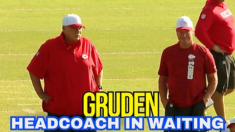 Jon Gruden at Chiefs Camp