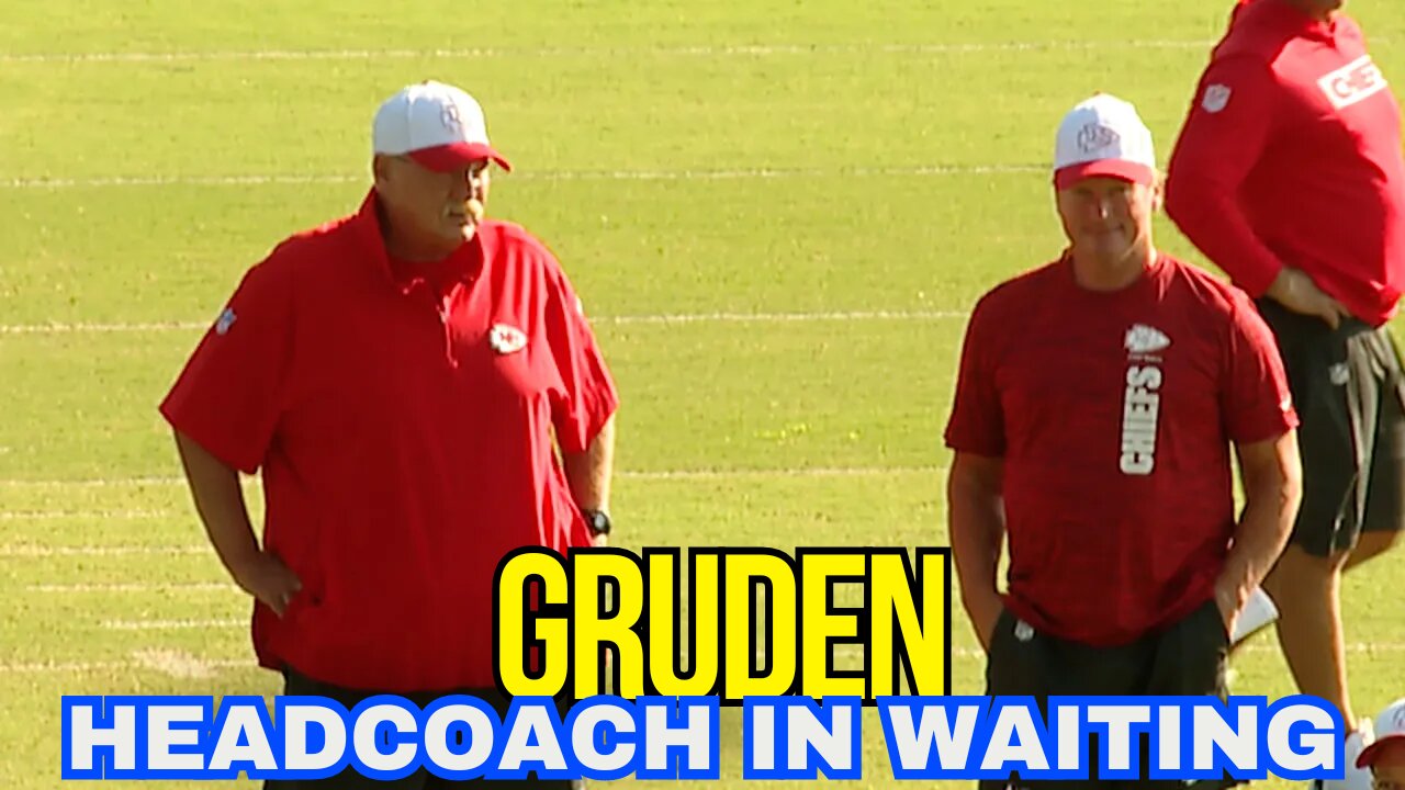 Jon Gruden at Chiefs Camp