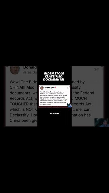 Biden had ILLEGAL CLASSIFIED DOCUMENTS! Impeach him. #biden #trump #theswamp