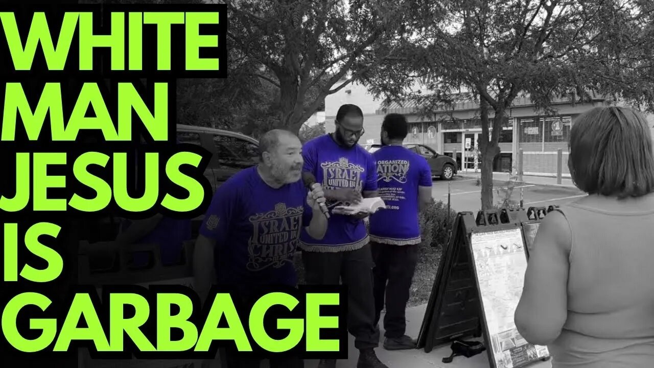 White Man Jesus Is Garbage 🗑️ 🗑️