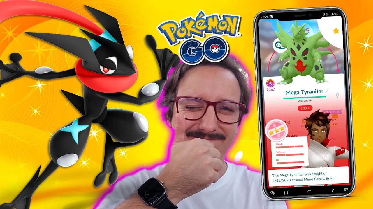 GRENINJA 100% E MEGA TYRANITAR 100%! MAIS DE 1 MILHÃO DE STARDUST! Froakie SHINY! Dia da Comunidade!