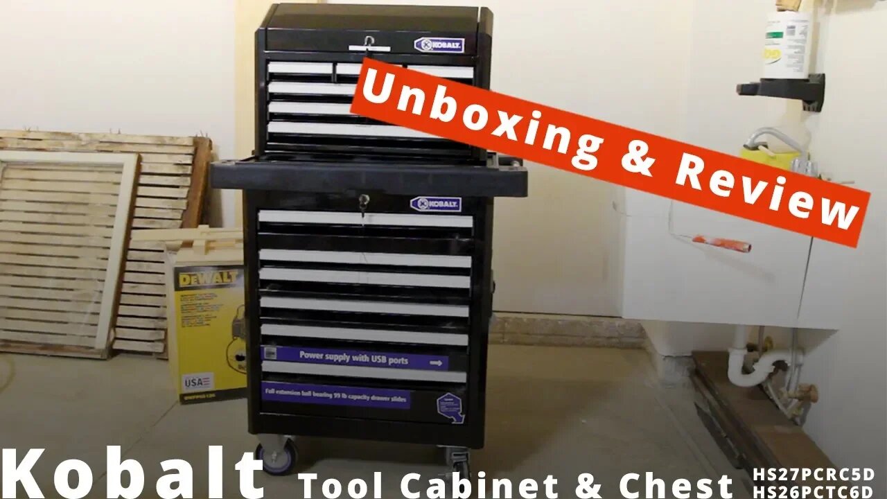 My Honest Review of The Kobalt Tool Cabinet and Chest | Unboxing & Review