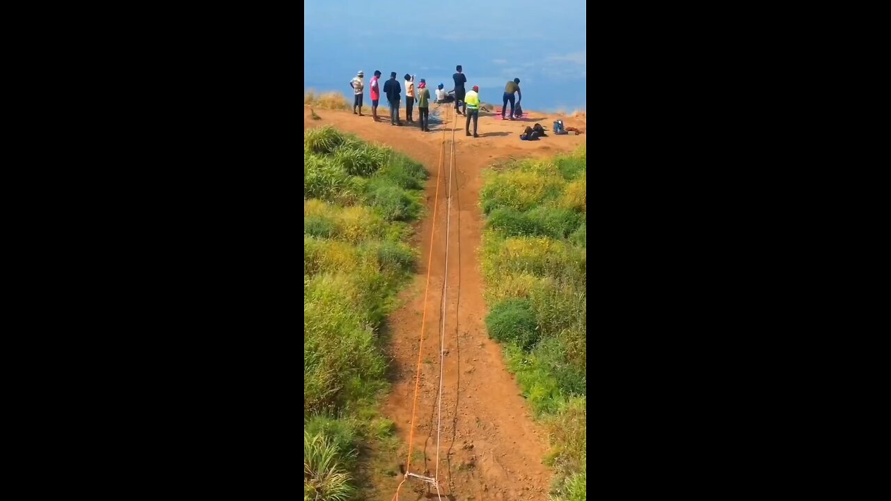 Amazing zip line