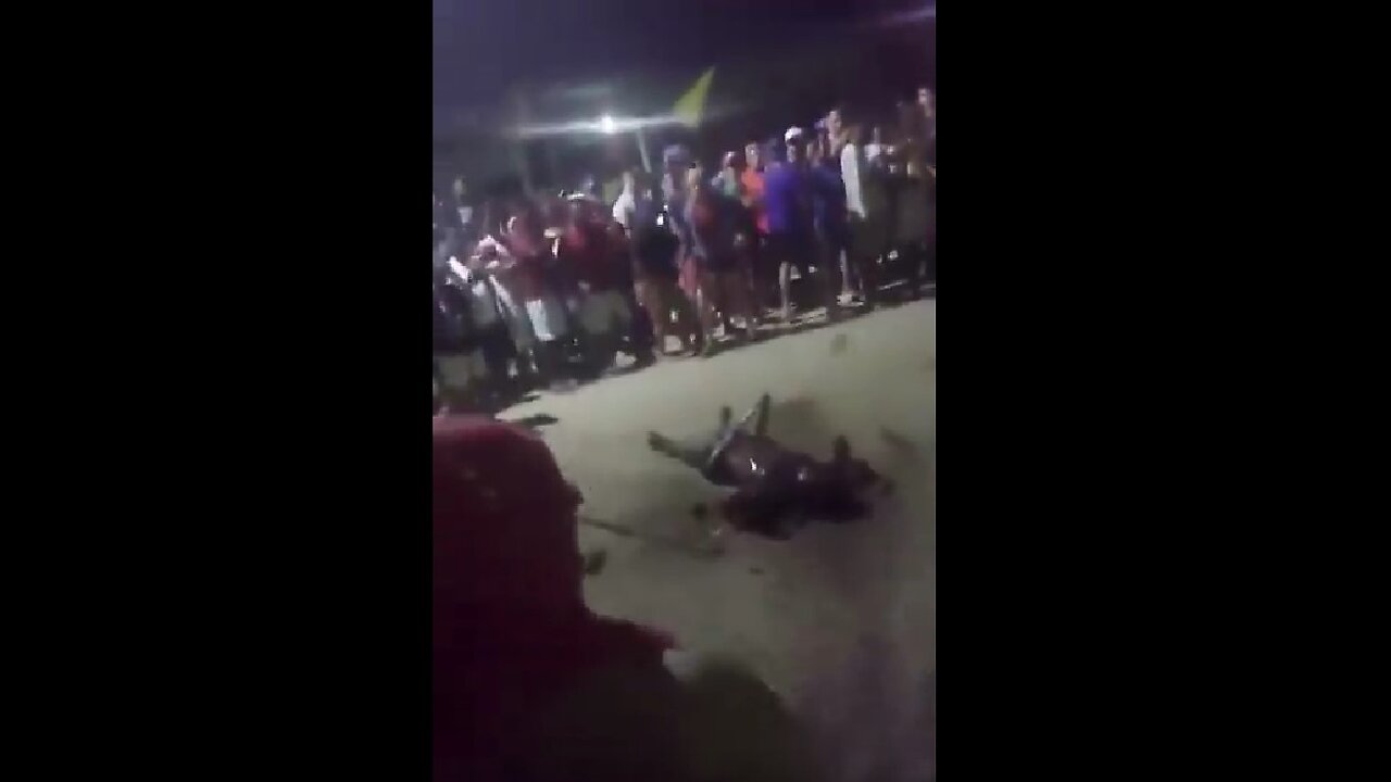 An Angry crowd in Brazil invaded their police station, broke a man who was arrested out the jail..