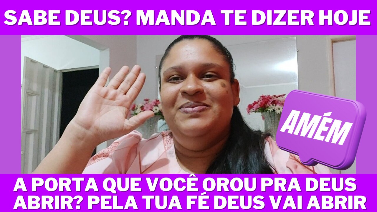 ✍️ SABE AQUELA PORTA QUE VOCÊ OROU PRA DEUS ABRIR? PELA TUA FÉ DEUS VAI ABRIR ATÉ O FIM DO MÊS. AMÉM