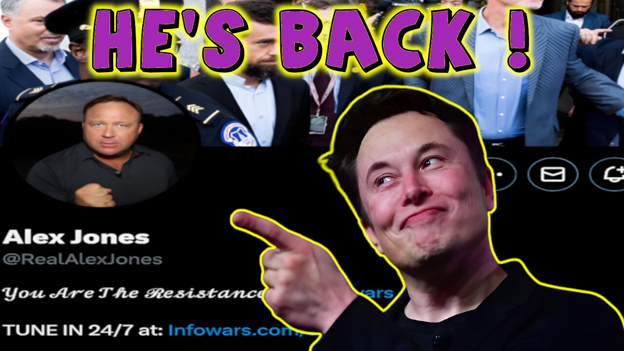 Alex Jones Is Back Baby!