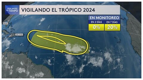 Zona de mal tiempo en el Atlántico podría convertirse en el próximo ciclón de la temporada