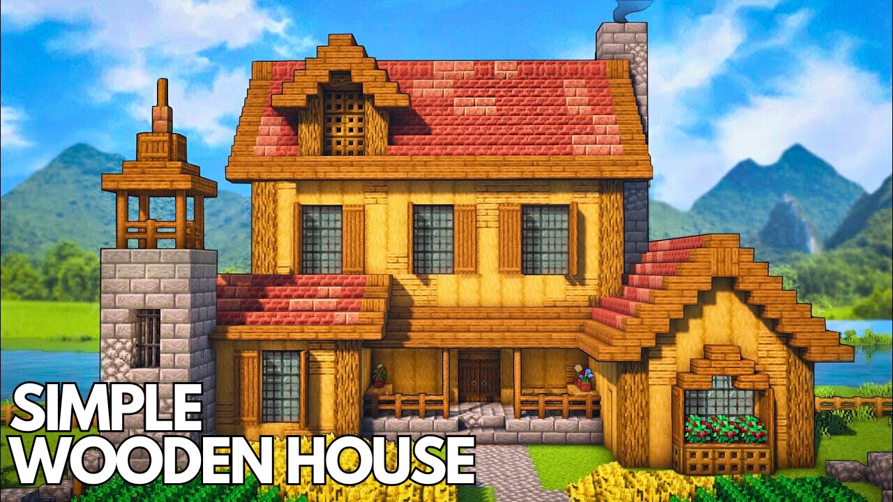 Minecraft: How to build a Simple Wooden House | Easy Tutorial