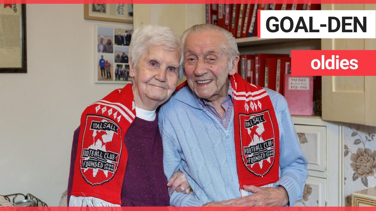 Britain's oldest football loving couple still follow Walsall FC after 90 YEARS