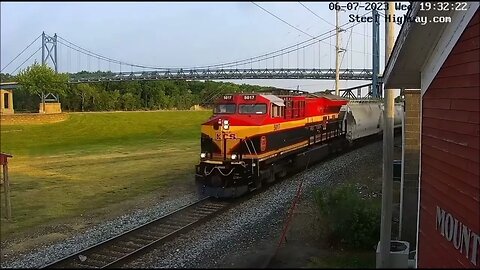 NB CP Manifest at Clinton, IA on June 7, 2023