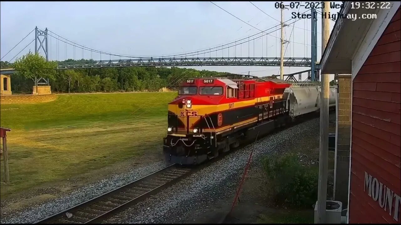 NB CP Manifest at Clinton, IA on June 7, 2023