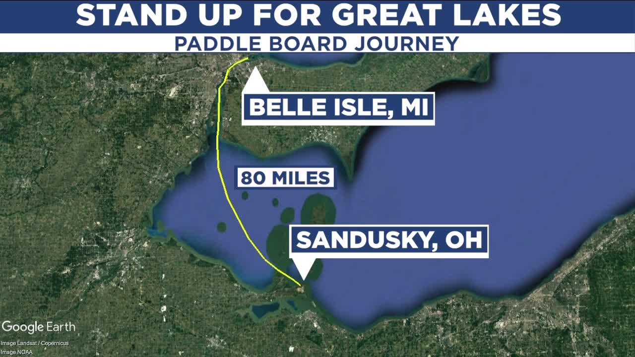 Trio to cross Lake Erie on paddleboards