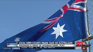 Aussies finish out week of baseball in Bakersfield