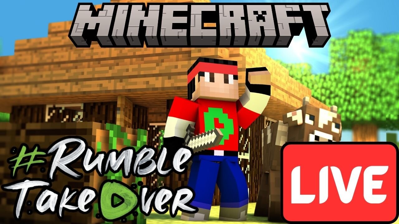 LIVE Replay - Playing on the Minecraft Bedrock Servers #RumbleTakeover