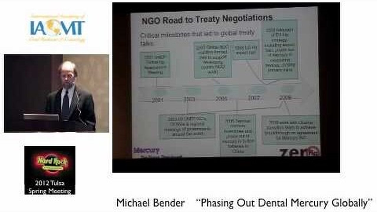 Michael Bender discusses "Phasing out Dental Mercury Globally" IAOMT Tulsa 2012