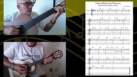 i just called to say i love you (Partitura para Cavaquinho e Violão)