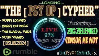 [ 09.18.2024 ] * LIVE * “THE [PsyOp] CYPHER” - Trump Rally in Long Island, NY...w/ BIG ZIG & CENSOR ME NOT