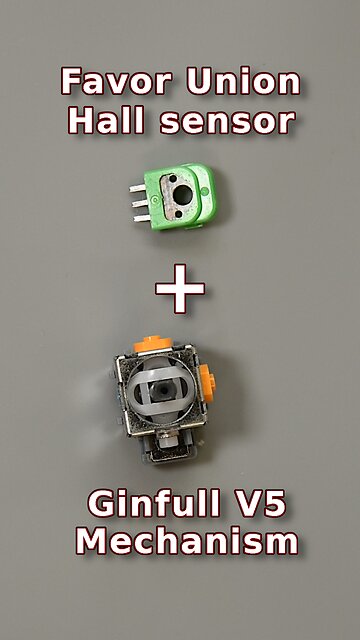 Favor Union Hall Sensor + Ginfull V5 Joystick Mechanism