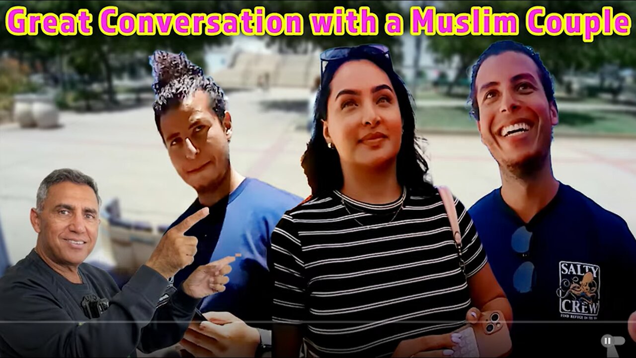 Great conversation with a Muslim couple