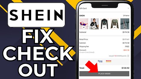 HOW TO FIX SHEIN WON'T LET ME CHECK OUT